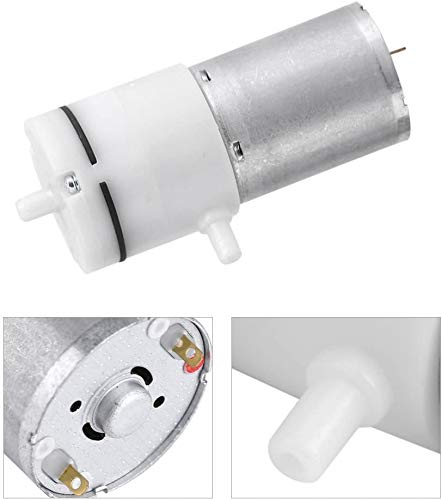 [Australia - AusPower] - DC 6V Air Pump Micro Vacuum Pump, Mini Electric Air Pumping Booster for Treatment Instrument and Aquarium Oxygen Tank 1.5L-3.2L/Minute - (1 Pcs) 