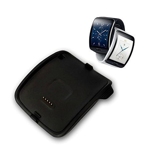 [Australia - AusPower] - Kissmart Replacement Gear S Charger (2PCS), Charging Cradle Dock for Samsung Gear S R750 Smart Watch (Gear S Charger - 2PCS) 