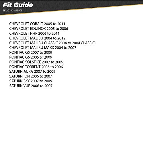 [Australia - AusPower] - Scosche GM1599B Compatible with Select 2004-12 GM Vehicles ISO Double DIN Dash Kit 