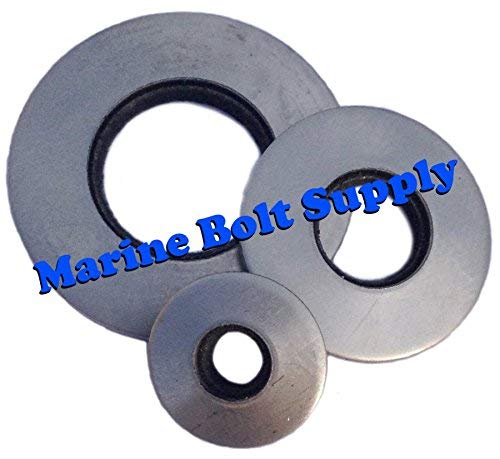[Australia - AusPower] - Type 18-8 Stainless Steel Neoprene Bonded Sealing Washers Size 3/8" (Pack of 50pcs) Marine Bolt Supply 3/8 Inch 