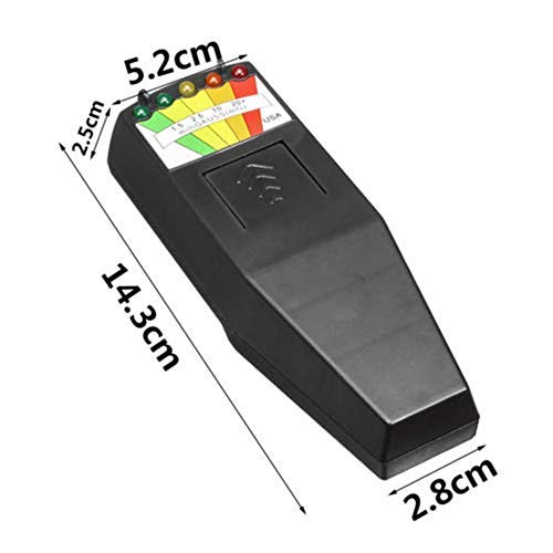 [Australia - AusPower] - LED EMF Meter Magnetic Field Detector Ghost Hunting Equipment Tester Portable Counter RF Spectrum Analyzer Paranormal Equipment Tool 