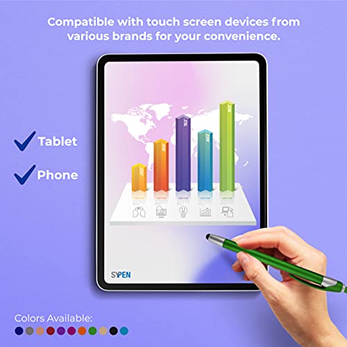 [Australia - AusPower] - Stylus for Touch Screens Pen with Ball Point Pen,for Universal Touch Screen Devices, for Phones, Ipads,Tablets, iPhone, Samsung Galaxy etc. Assorted Colors (Metallic 6 Pack) Metallic 