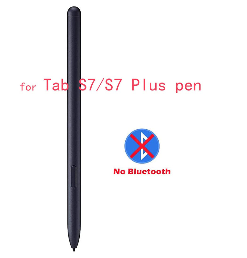 [Australia - AusPower] - XBC S7 s Pen Replacement for Samsung Galaxy Tab S7/S7 Plus Pen（Withou Bluetooth） Tablet Stylus S Pen Touch Pen+ USB-C Female to USB-A Male Adapter+Tips/Nibs (Black) Black 