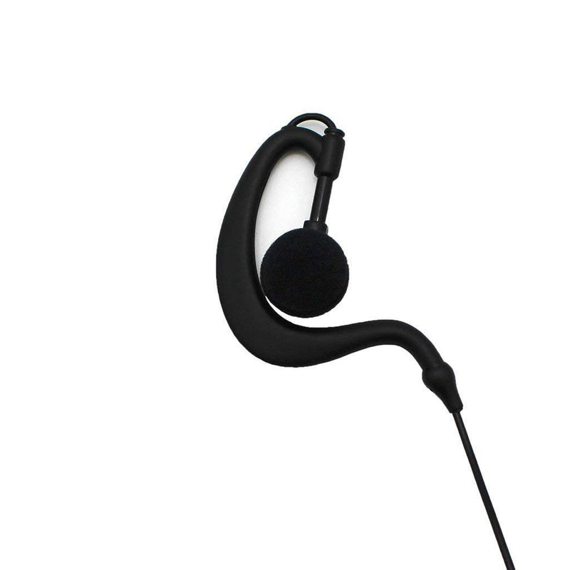 [Australia - AusPower] - GoodQbuy Two Way Radio G Shape Clip-Ear Headset Earpiece with PTT is Compatible with Motorola T460 T600 MH230R MS350R MT350R (Pack of 2) 