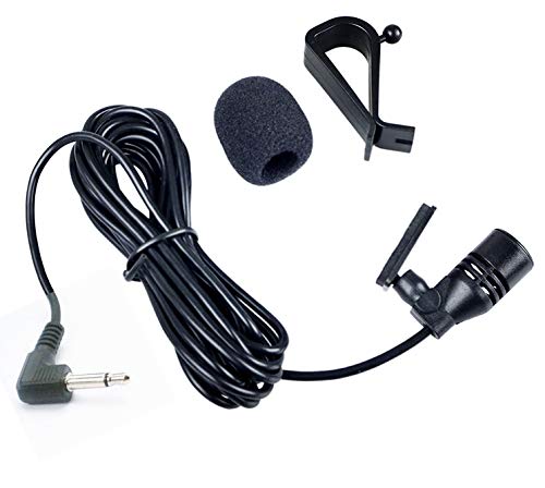 [Australia - AusPower] - Car Microphone Bluetooth Stereo 3.5mm Jack Assembly Mic Compatible with Kenwood Boss Corehan Power Acoustik JVC Sony Jensen Alpine Car Vehicle Head Unit Enabled Audio Radio GPS DVD 