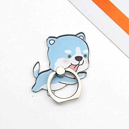 [Australia - AusPower] - 4-Pcs Phone Ring Holder Stand, Cute Animal Dogs Ring Stand Mount 360 Rotation Finger Ring Grip Kickstand for Cellphones and Tablets (Dogs Ring) 