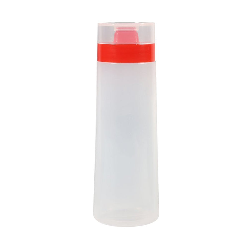 [Australia - AusPower] - Squeeze Bottle, 4-Hole Squeeze Type Sauce Bottle Safe Resin For Ketchup Jam Mayonnaise Olive Oil Yellow/Red(Red) Red 