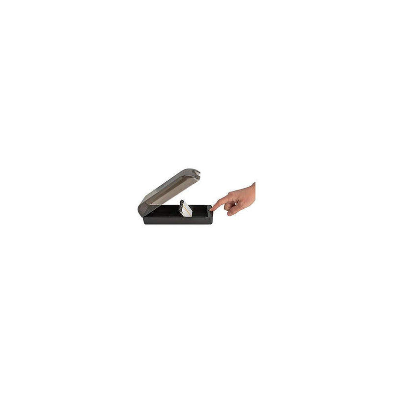 [Australia - AusPower] - Lorell Business Card File Flat Card File, Black/Clear (LLR01029) 
