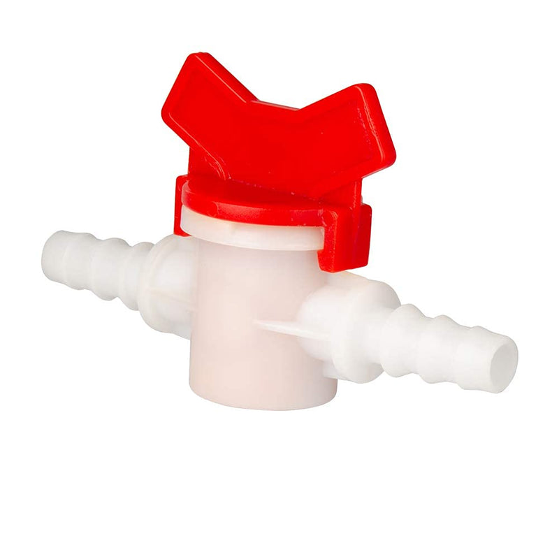 [Australia - AusPower] - Feelers Drip Irrigation Switch Valve,1" Barbed Hose ID Ball Valve for Drip Irrigation Hoses Agricultura Garden (Pack of 2) 1" Barb 2Pcs 