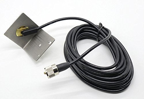 [Australia - AusPower] - NMO Bracket L Shape Fender Mount W/M PL-259 UHF Connector RG-58U 5 Meter Cable 