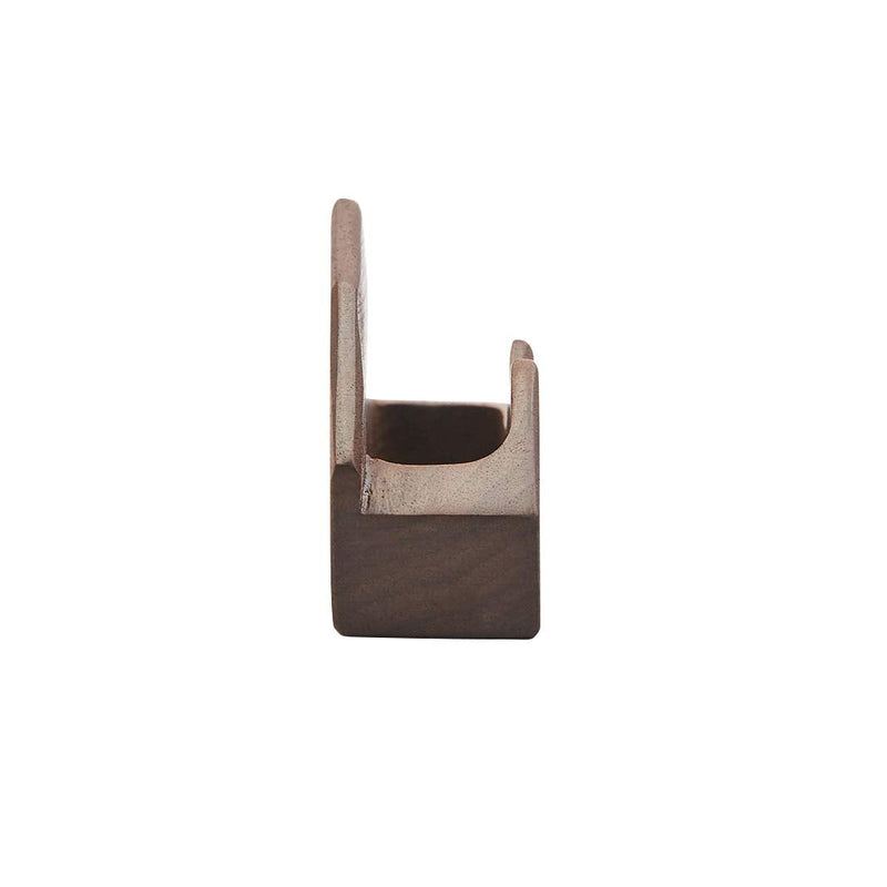 [Australia - AusPower] - Pandapark Bussiness Card Holder for Desk,Cloud Formation,Wood Business Card Display Holder,UniBody,1PCS,L4.6'' X W1.1'' X H2.0'' (Walnut Mountain) Walnut Mountain 
