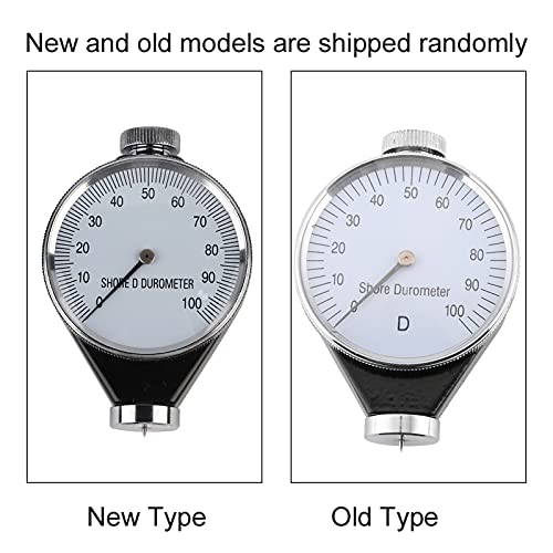 [Australia - AusPower] - Hilitand Rubber Hardness Tester, Shore Type D Rubber Tire Durometer Hardness Tester Meter 0-100 HA (D Type) D Type 