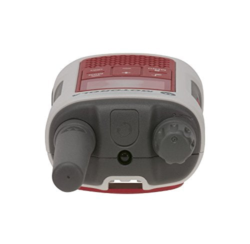 [Australia - AusPower] - Motorola Solutions T480 Talkabout Rechargeable Emergency Preparedness Two-Way Radio Single Unit (Red/White) 