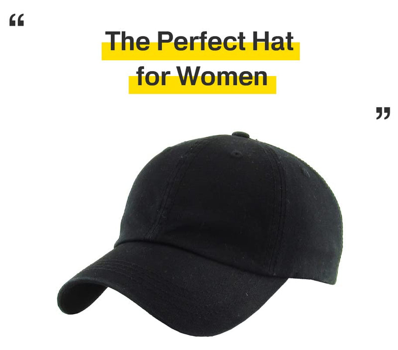 [Australia - AusPower] - Classic Plain Ponytail Messy High Bun Headwear Adjustable Cotton Trucker Mesh Glitter Hat Baseball Cap One Size Black Classic 