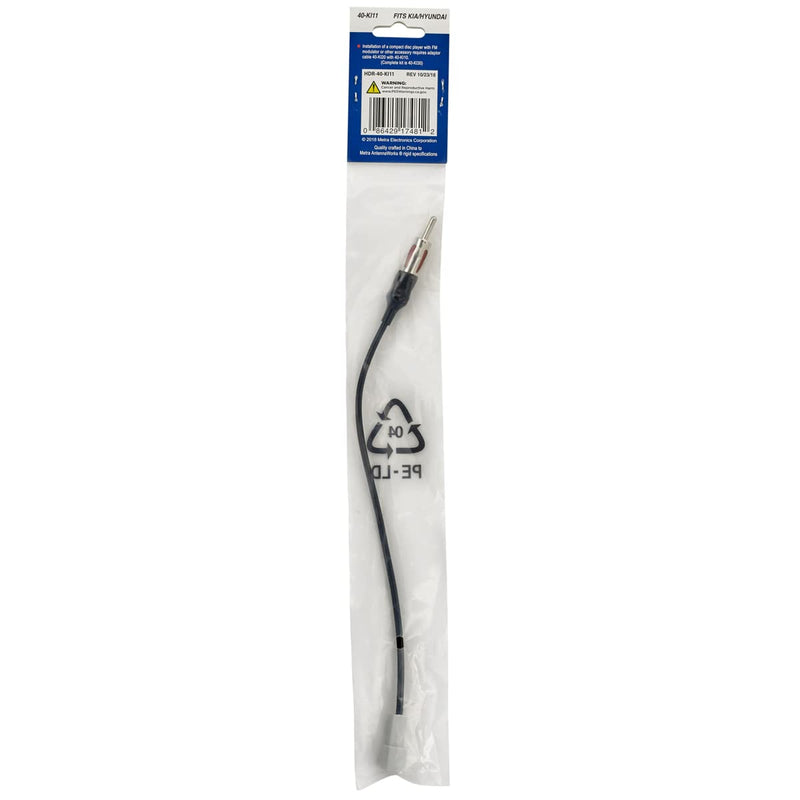 [Australia - AusPower] - Metra 40-KI11 Antenna Adapter for Hyundai and Kia 2009-Up Standard Packaging 
