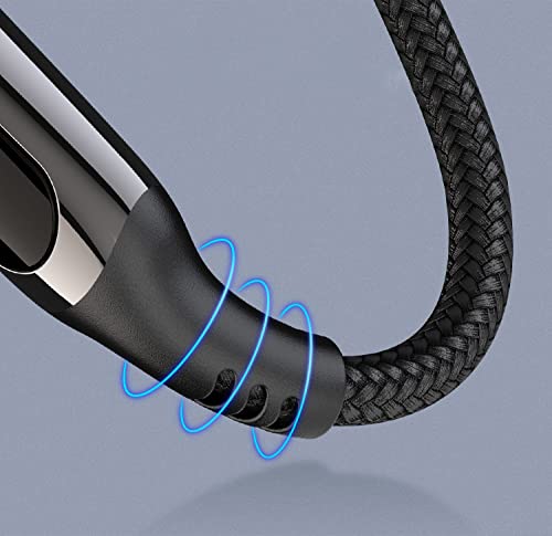 [Australia - AusPower] - CHIPOFY USB C Cable, LED Power Display E-Marker PD 100W 5A Fast Charging 6.6ft 480Mbps Data Transmission Type C Cable for MacBook Pro, Samsung Galaxy, iPad and More (6.6) 6.6 Feet 