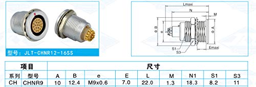 [Australia - AusPower] - DRRI Egg.0B.309.CLL 9 Pin Push Pull Circular Connector (9Pin, Socket) 9Pin 