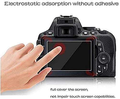 [Australia - AusPower] - A7IV/A7M4 screen protector, PCTC 9H hardness 0.3mm ultra-thin tempered glass screen protector for Sony A7IV/A7M4 /ILCE-7M4/α7 IV digital camera, full coverage edge to edge protection ,with a cute hot shoe cap [3 pcs] 