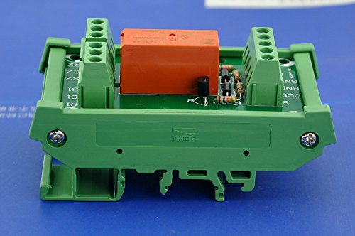 [Australia - AusPower] - ELECTRONICS-SALON Bistable DPDT 8 Amp Relay Module, DC24V Coil, with DIN Rail Carrier Housing 