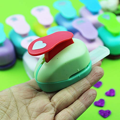 [Australia - AusPower] - 3Pack Paper Punchers,1" Scrapbooking Supplies Shape Punches for Kids Paper Crafts, Card Making, Scrapbooking - Heart,Circle,Star 