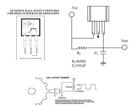 [Australia - AusPower] - Bridgold 10pcs A3144 3144 Hall Effect Sensor Magnetic Detector,3-Pin 