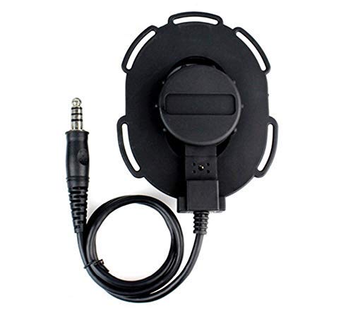 [Australia - AusPower] - ATAIRSOFT Z-TAC Z029 Microphone Bowman EVO III Doulbe Side Headset Adaptor BK 