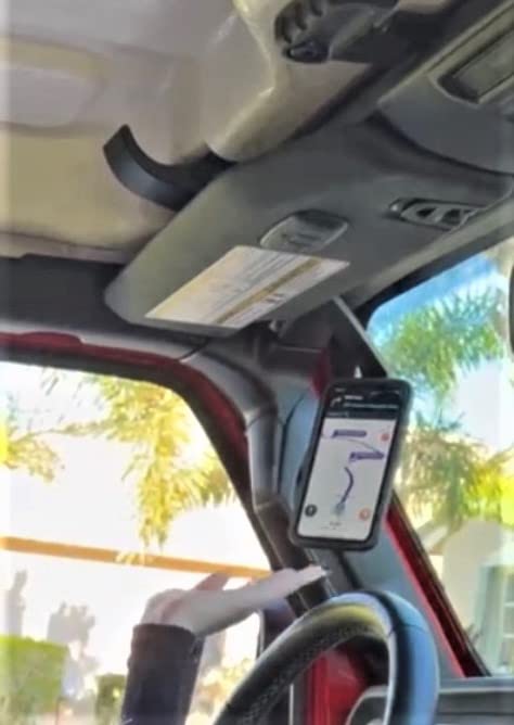 [Australia - AusPower] - Cell Phone Holder Car, Truck, RV – Hands Free Cell Phone Holder Keeps Your Car Cell Phone Holder at Eye Level, The Cell Phone Car Holder is Compatible with All Phone Models. Made USA. 