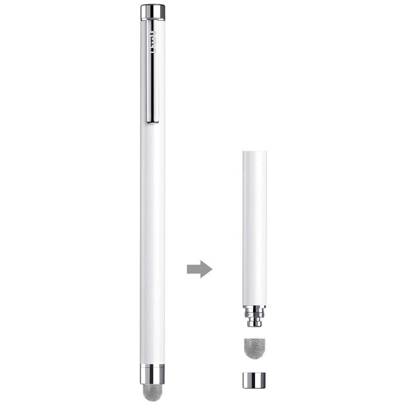 [Australia - AusPower] - 0.27 Inches (7 mm) Replaceable Mesh Fiber Tips for ChaoQ Stylus Pen (Pack of 10) 