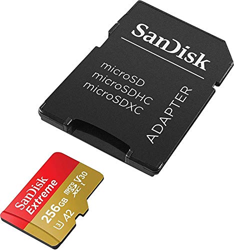 [Australia - AusPower] - SanDisk 256GB Extreme UHS-I microSDXC Memory Card with SD Adapter 