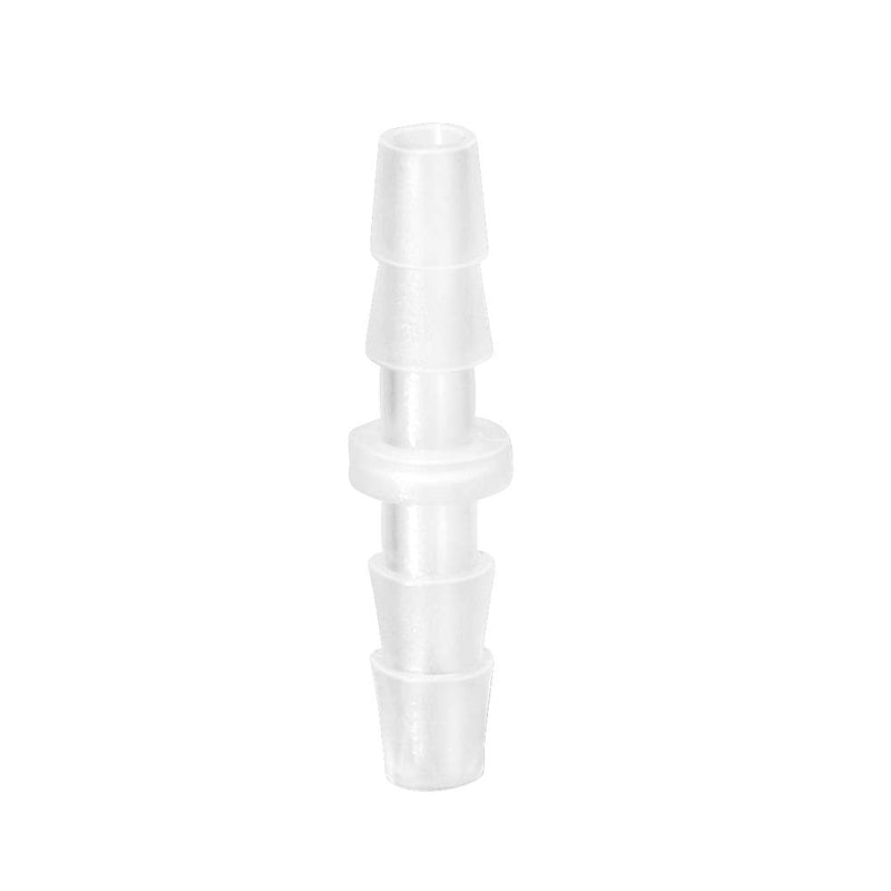 [Australia - AusPower] - Quickun Plastic Hose Barb Fitting, 3/16" x 3/16" Barbed Splicer Mender Joint Adapter Union Fitting (Pack of 10) 