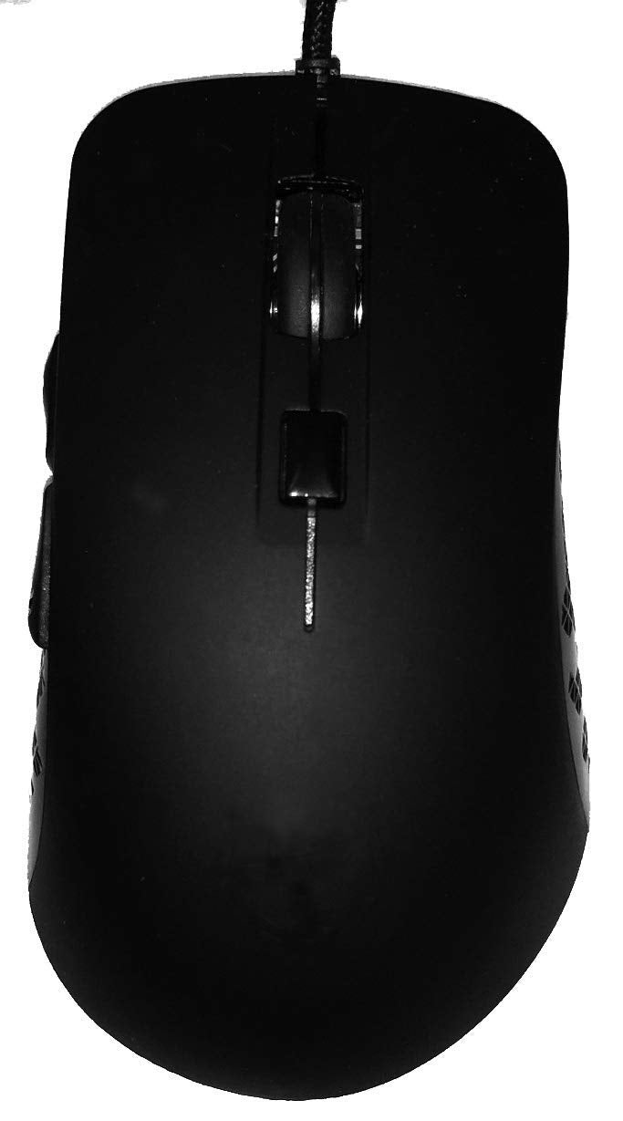 [Australia - AusPower] - ValueRays Heated Mouse Quiet Click Heated Buttons Universal Size (Solid Black) 
