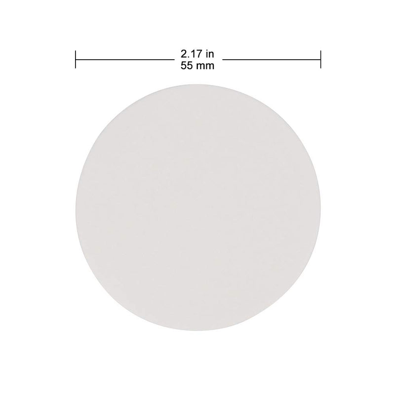 [Australia - AusPower] - Labasics Quantitative Filter Paper Circles, 55 mm Diameter Cellulose Filter Paper with 15 to 20 Micron Particle Retention Medium Filtration Speed, Pack of 100 