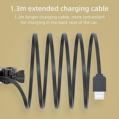 [Australia - AusPower] - Multi Car Retractable Cord 3 in 1 Phone Power Charging Station | Compatible with iPhone - USB Type C - Micro USB | Backseat Passengers | Share Ride Customer Charging Dock Attach to Headrest 