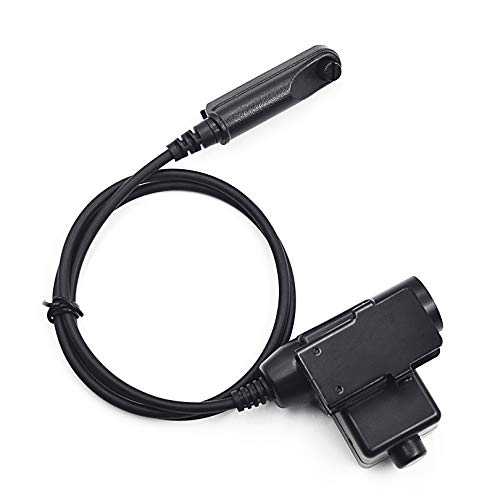 [Australia - AusPower] - Fumei Z Tactical U94 PTT Adapter Cable for Military Standard Version Plug Headset Compatible with Baofeng UV-9R BF-9700 Walkie Talkie 