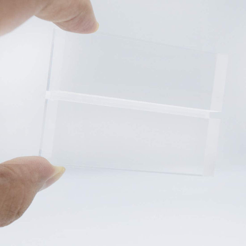 [Australia - AusPower] - Clear Acrylic Sign Holders, Wedding Table Sign Stands, Number Display (10 Pack) 10 Pack 