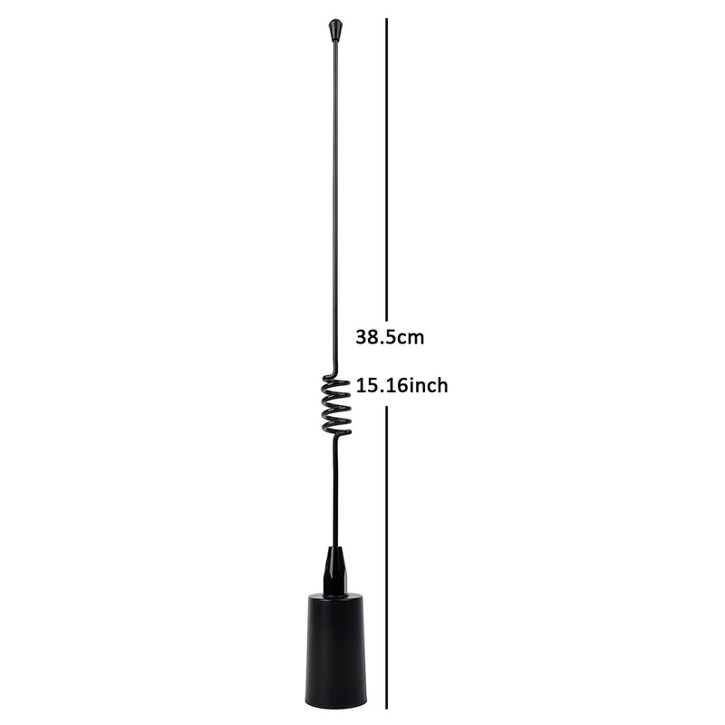 [Australia - AusPower] - HYS VHF Band Amateur 156-163Mhz Low-Profile Marine Antenna with Stainless Steel L-Bracket Hole & W/16.4ft(5m) RG-58 Coax Cable for Standard Horizon Icom Cobra Uniden VHF Marine Radios 