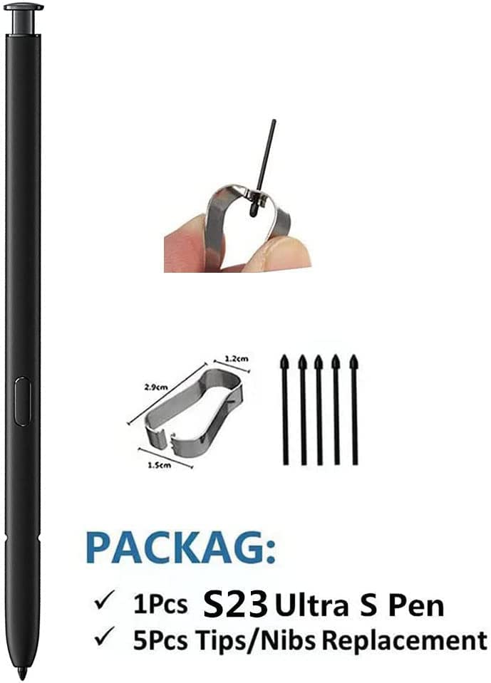 [Australia - AusPower] - S23 Ultra Stylus Pen (WithBluetooth) Replacement for Samsung Galaxy S23 Ultra 5G Touch Stylus Pen S Pen Replacement Tips/Nibs (Lavender) Lavender 