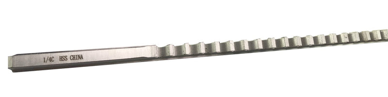 [Australia - AusPower] - Keyway Broach C1-1/4 Inch Sized High Speed Steel for CNC Cutting Machine Tool 