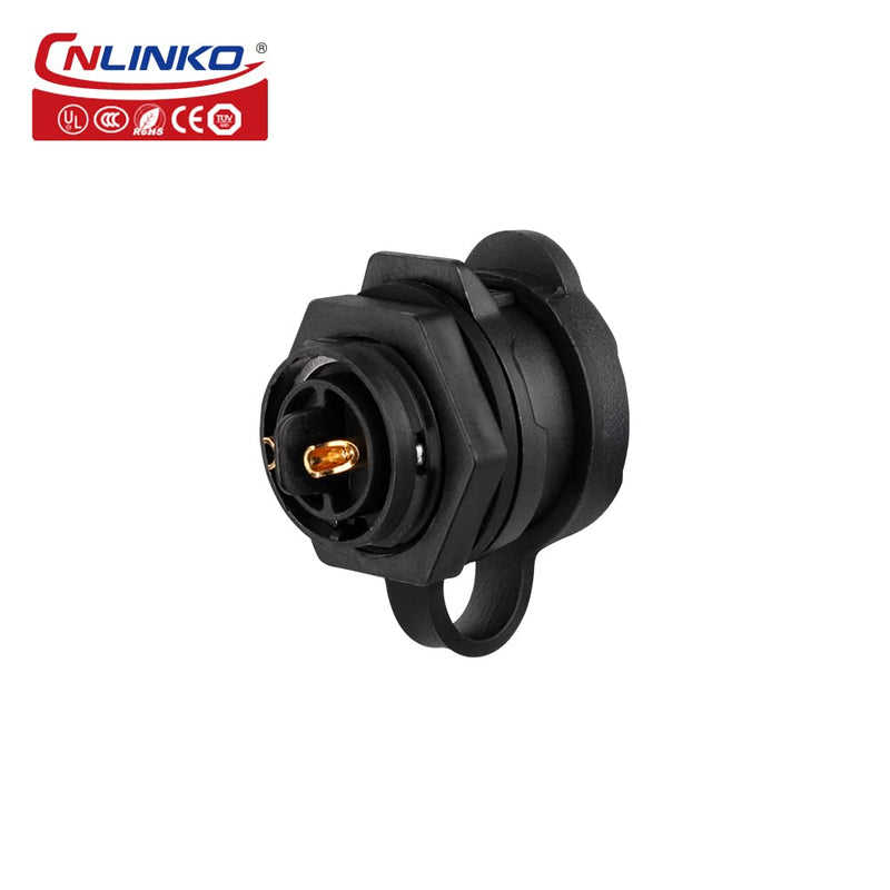 [Australia - AusPower] - CNLINKO IP67 Circular Panel M16 Plastic 3 Pin Plug and Socket Electrial Waterproof Auto Wire Harness Solder with Cover for Power Equipment DC/AC Welding Connector (2 Pin) 2 Pin 