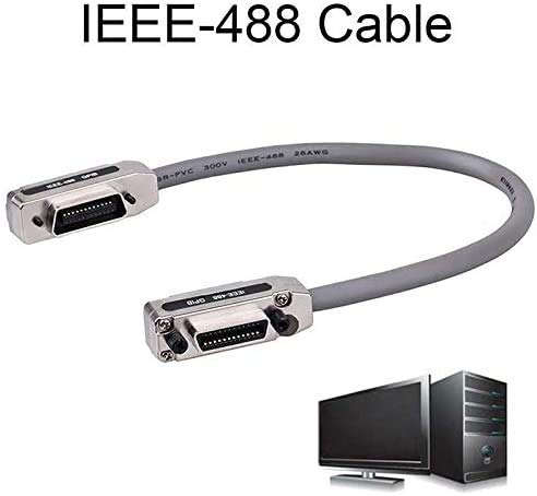 [Australia - AusPower] - IEEE-488 Cable GPIB Cable Metal Connector Adapter Plug and Play 1/1.5/2 Meter (1.5 Meter) 1.5 Meter 