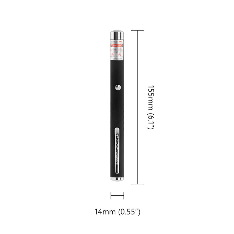 [Australia - AusPower] - Pointer for Cats Toys USB Rechargeable Pet Interactive Toys with Green Laser Pointer Remotes for Indoor Classroom Interactive Teaching (Green, USB 1 Pack) 