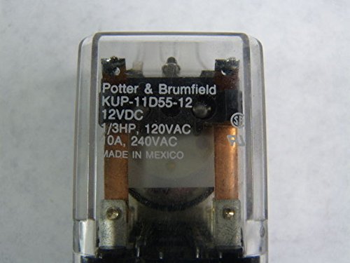 [Australia - AusPower] - TE CONNECTIVITY/POTTER & BRUMFIELD KUP-11D55-12 POWER RELAY, DPDT, 12VDC, 10A, BRACKET 1 