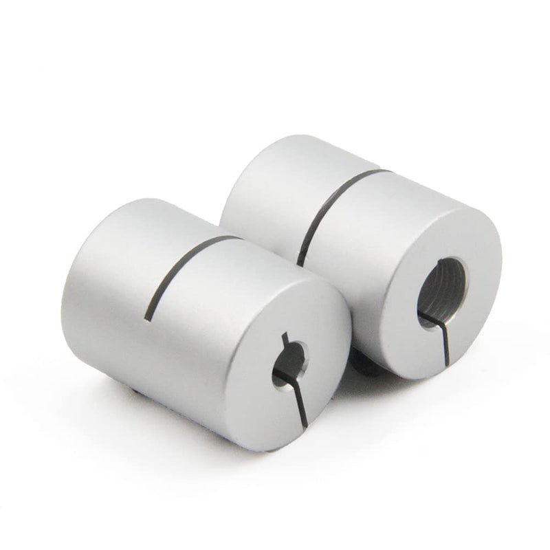 [Australia - AusPower] - Zeberoxyz 2PCS Shaft Coupling 5mm to 8mm Aluminum Alloy Joint 25mm Length 20mm Diameter Stepper Motor Connector Rigid Coupler for 3D Printer CNC Machine DIY Model (5x8mm） 