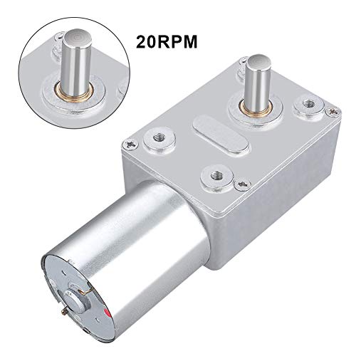 [Australia - AusPower] - DC 12V Electric Motor Reversible High Torque Turbo Worm Electric Geared Gear Box Reduction Electric Motor(20RPM) 