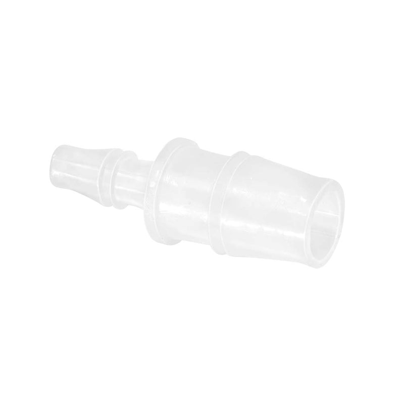 [Australia - AusPower] - Quickun Plastic Hose Barb Reducer Fitting 1/2" to 1/4" Barbed Reducing Union Adapter Splicer Mender Joint Fitting ( Pack of 2 ) 1/2-1/4 