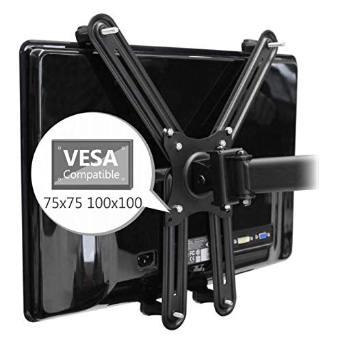 [Australia - AusPower] - Mount Plus XMA1 VESA Mount Bracket Adapter Monitor Arm Mounting Kit for Screen 13 to 27 inch, VESA 75x75 mm and 100x10 0mm 