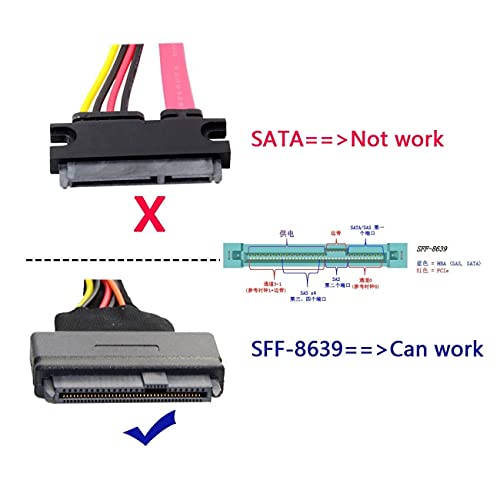 [Australia - AusPower] - NFHK PCI-E 3.0 4.0 to SFF-8643 Card Adapter and U.2 U2 SFF-8639 NVME PCIe SSD Cable for Mainboard SSD SFF-8643 Card Adapter & SSD Cable 