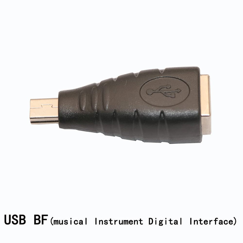 [Australia - AusPower] - USB 2.0 Type B to Mini USB 5-Pin Type B Female/Male Adapter - 2 Pack 