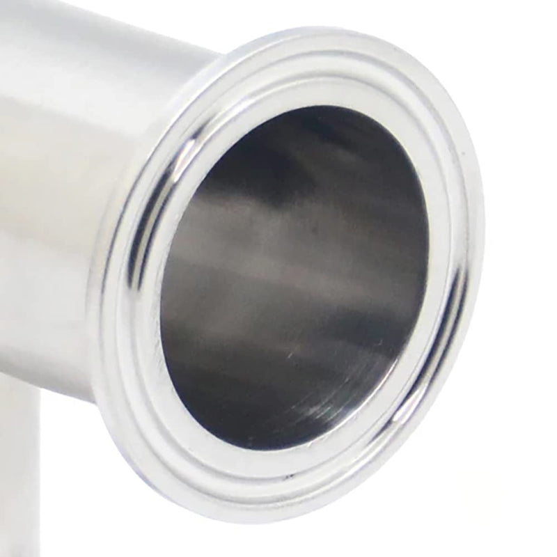 [Australia - AusPower] - Metaland 1.5" Tri Clamp Tee 38mm Pipe OD 3-Way Stainless Steel 304 Sanitary Fitting Fit 50.5mm Ferrule Tube OD 38mm(Ferrule OD 50.5mm) 