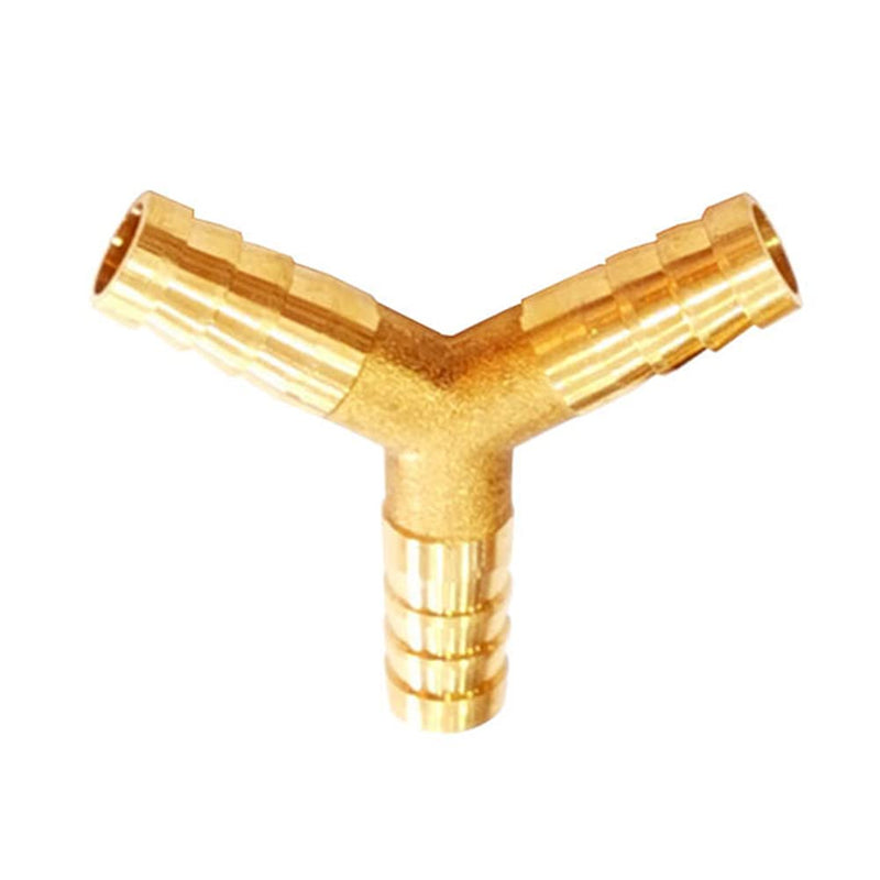 [Australia - AusPower] - Uenede 3PCS Solid Brass Y Barb Fittings 1/2"OD 3-Way Union Intersection Hose Pipe Barb Fitting for Water/Oil/Gas 0.5 Inch 